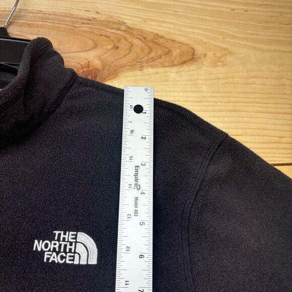 North Face Sweater Mens Medium Gray Fleece 1/4 Zip Pullover Lightweight Outdoors - Picture 5 of 10